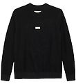 Calvin Klein Bluse - Strik - Logo Label - Ck Black