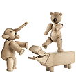 Kay Bojesen Træfigurer - Sampak Liliput - 3 pak - Eg