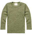 Engel Blouse - Wool - Sage Green Melange