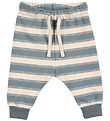 Müsli Sweatpants - Stripe Baby - Oak/Stormy Blue