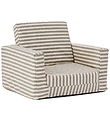Kids Concept Lænestol - Foldbar - Stribet Blue/white