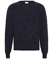 Grunt Bluse - Strik - GrTone - Navy Melange
