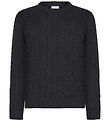 Grunt Bluse - Strik - GrTue - Black Melange