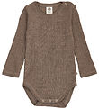 Müsli Body l/æ - Woolly - Uld - Walnut Melange