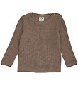 Müsli Bluse - Woolly - Uld - Walnut Melange