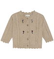 Minymo Cardigan Knit - Beige Meleret
