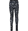 Hummel Tights - hmlJR GYM - Sort/Hvid