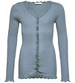Rosemunde Cardigan - Rib - Balta - Infinity w. Lace