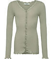 Rosemunde Cardigan - Rib - Balta - Abbey Stone w. Lace