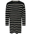 Kids Only Kjole - Strik - Rib - KogIbi - Black/Whitecap Grey