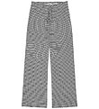 mads Nørgaard Bukser - Rib - Stripe Verona - Black/Vanilla Ice