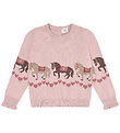Hust and Claire Bluse - Strik - HCPani - Adobe Rose m. Heste