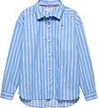 Tommy Hilfiger Skjorte - Stripe - Light Powdery Blue Stripes