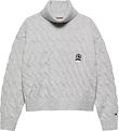 Tommy Hilfiger Bluse - Strik - Lysegråmeleret