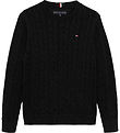 Tommy Hilfiger Bluse - Strik - Sort
