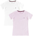 Tommy Hilfiger T-shirt - 2-pak - White/Light Pink