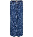 Kids Only Jeans - KogHope - Medium Blue Denim m. Blomster