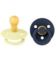 BIBS Colour Sutter - Str. 1 - 2-pak - Rund - Luna/Deep Space