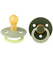 BIBS Colour Sutter - Str. 1 - 2-pak - Rund - Sage Hunter Green
