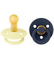 BIBS Colour Sutter - Str. 2 - 2-pak - Rund - Luna/Deep Space