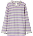 Name It Bluse - NmfPrakula - Lavendula/Bright White