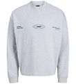 Jack & Jones Sweatshirt - JcoSignal - White Melange