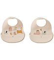 Liewood Hagesmække - Silikone - 2-pak - Ember - Cats and Dogs/Sa