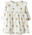 Lil' Atelier Body Kjole - NbfLayo - Coconut Milk