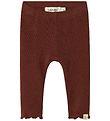 Lil Atelier Leggings - NbfGayo - Hot Chocolate