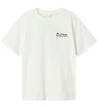 Name It T-shirt - NkmNotti - Cloud Dancer/Garden topiary