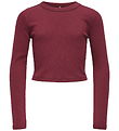 Kids Only Bluse - KogBina - Rib - Cabernet