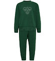 Hummel Sweatsæt - HmlMini - Mørkegrøn