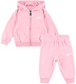 Nike Sweatsæt - Cardigan/Sweatpants - Medium Soft Pink