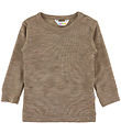 Joha Bluse - Uld/Silke - Beige Melange