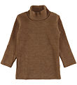 Joha Bluse - Uld - Varm Brun