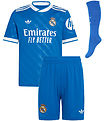 adidas Originals Fodboldsæt - Real Madrid 25/26 3. Sæt - Blue