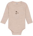CeLaVi Body l/æ - Uld - Rose Dust m. Print