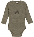 CeLaVi Body l/æ - Uld - Dusky Green m. Traktor