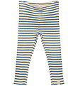 Petit Piao Leggings - Rib - Modal - True Navy/Off White