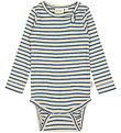 Petit Piao Body l/æ - Rib - Modal - True Navy/Off White