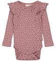 Petit Piao Body l/æ - Rib - Modal - Nostalgic Rose/Coffee