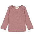 Petit Piao Bluse - Rib - Modal - Nostalgic Rose