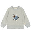 Petit Piao Sweatshirt - Lysegråmeleret