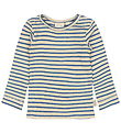 Petit Piao Bluse - Rib - Modal - True Navy/Off White
