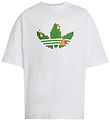 adidas Originals T-Shirt - Hvid m. Minecraft
