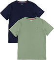 Tommy Hilfiger T-shirt - 2-pak - Utility Sage/Desert Skyblue