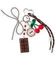 DAY ET Nøglering - Chocolate Plum