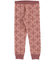 Joha Leggings - Uld/Bomuld - Rose m. Snefnug