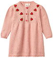 Flöss Kjole - Aya - Strik - Warm Pink