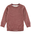 Joha Bluse - Uld/Bambus - Mrk. Rose